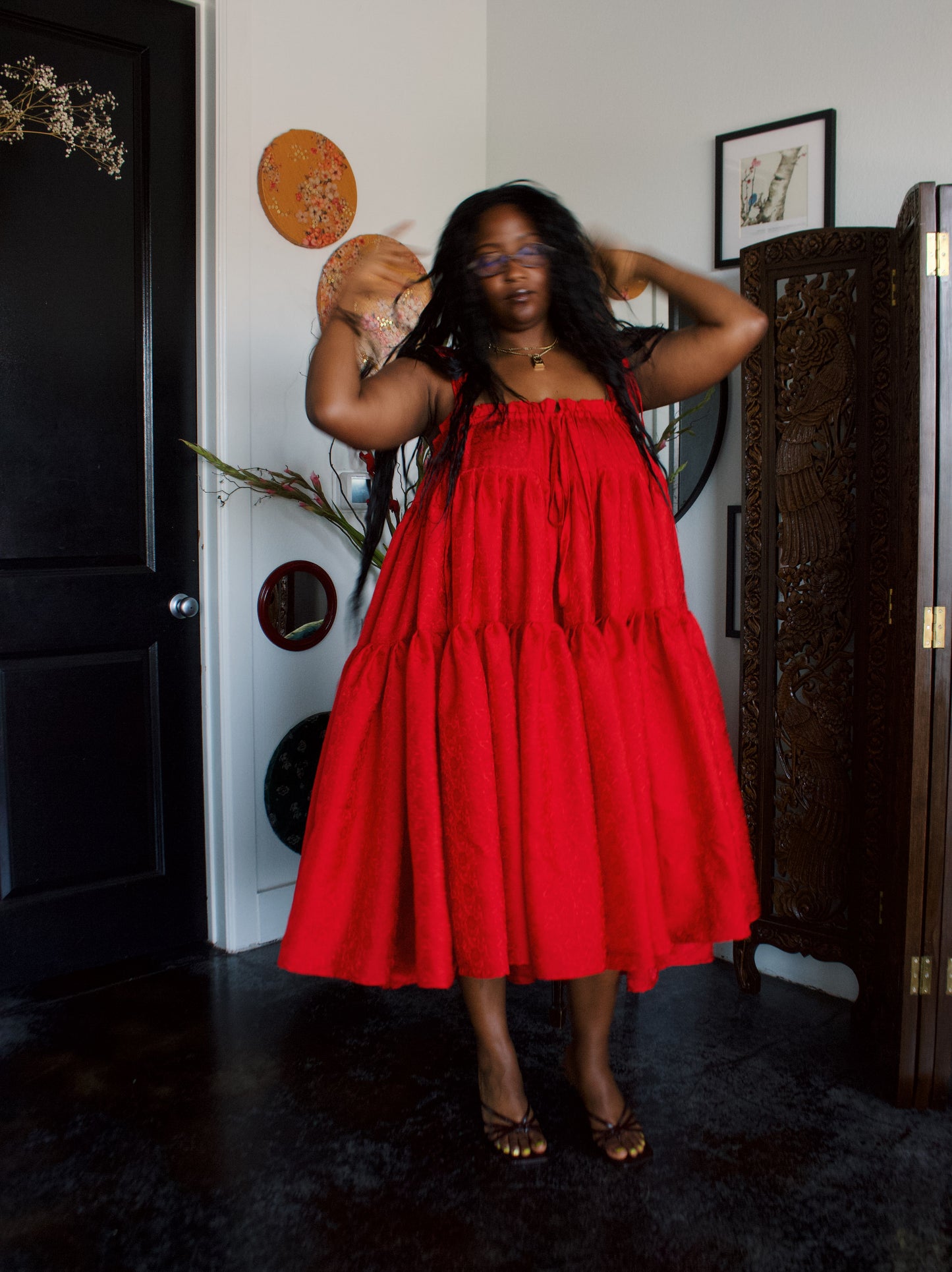 The Iris Dress in Silk