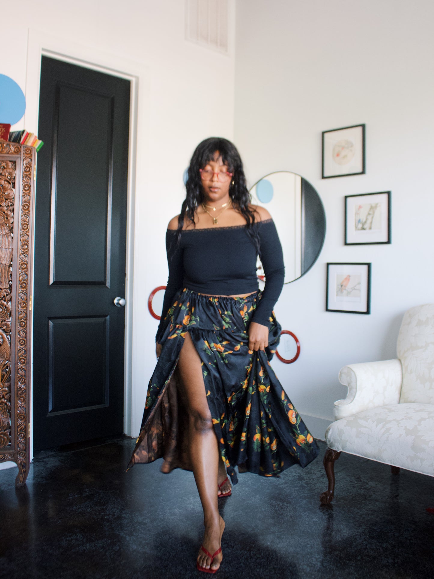 The Meadow Skirt | Persimmon