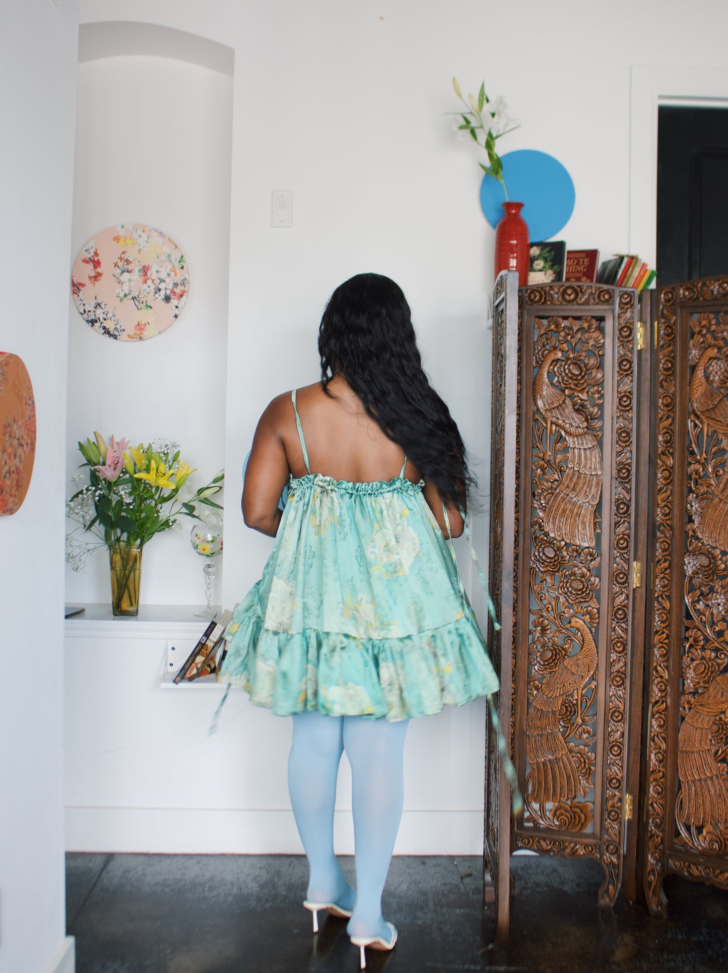The Komi Dress - Blue Lily
