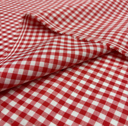 The Mea Skirt - Plaid - Red