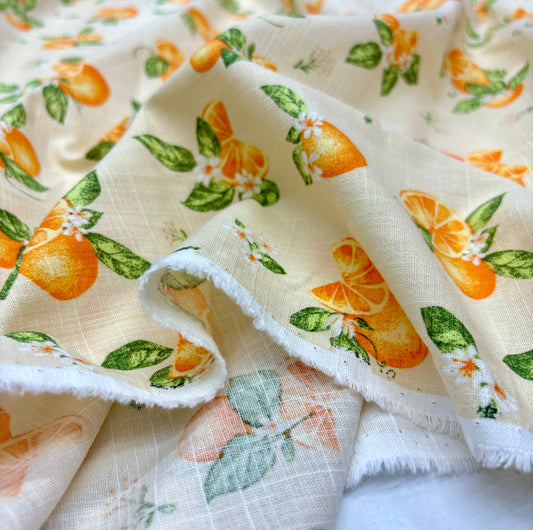 The Komi Dress - Fruits - Oranges