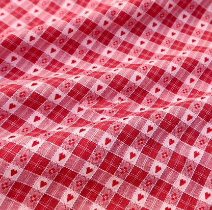 The Meadow Skirt - Plaid - Garnet