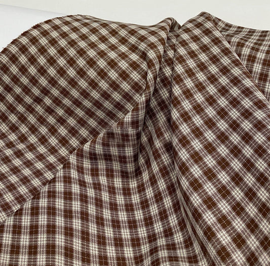The Meadow Skirt - Plaid - Coffee