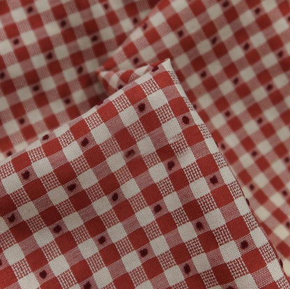 The Meadow Skirt - Plaid - Dotted Gingham