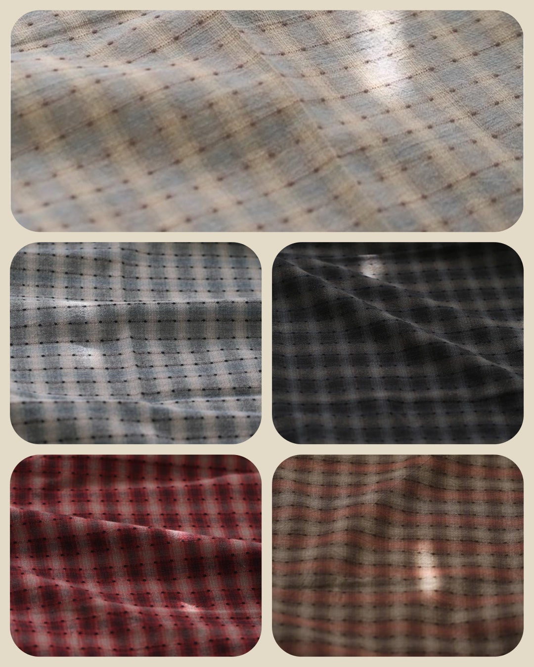 The Meadow Skirt - Plaid - Ladybug