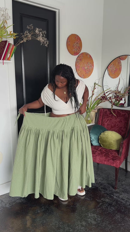 The Meadow Skirt - Plaid - BEE